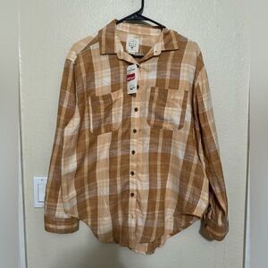 BILLABONG FLANNEL SIZE SMALL NWTS
